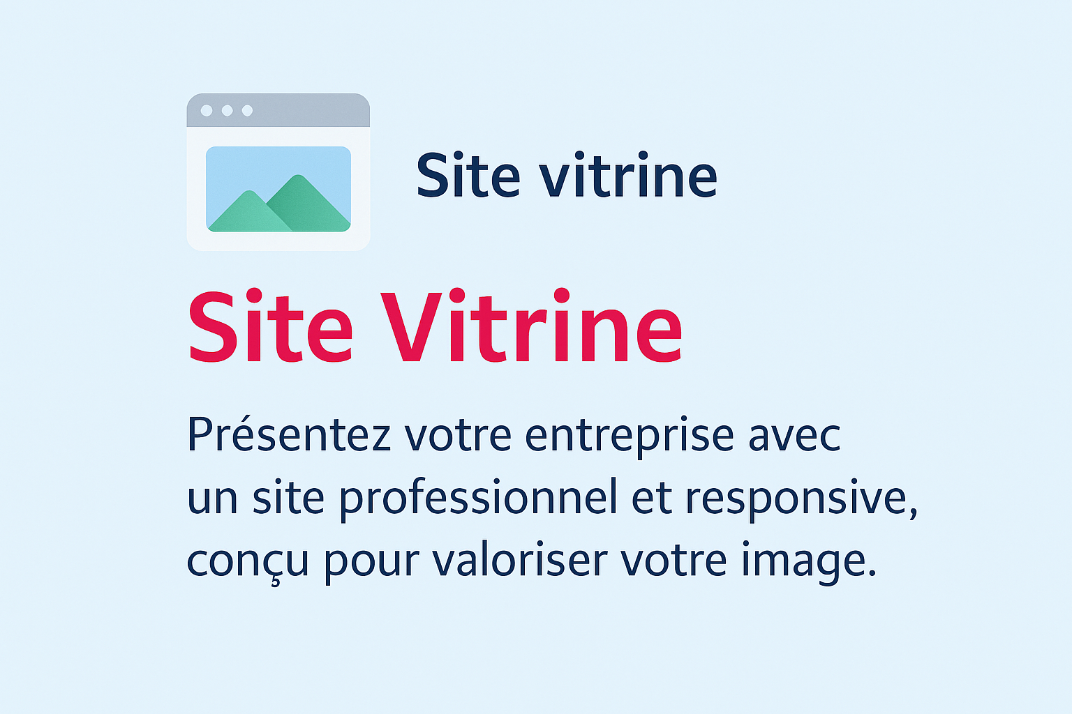 Site vitrine